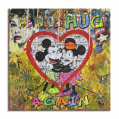 We Will HUG Again – Original Painting on canvas Gardani