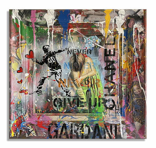 Own who you are – Original Painting on Canvas di Gardani, Pittura in vendita su Singulart