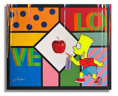 Forbidden Bart fruit – Original Painting on canvas Gardani