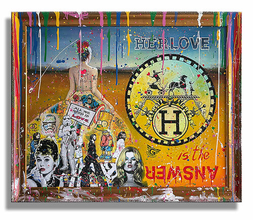 Her Love – Original Painting on Canvas von Gardani, Malerei kaufen auf Singulart