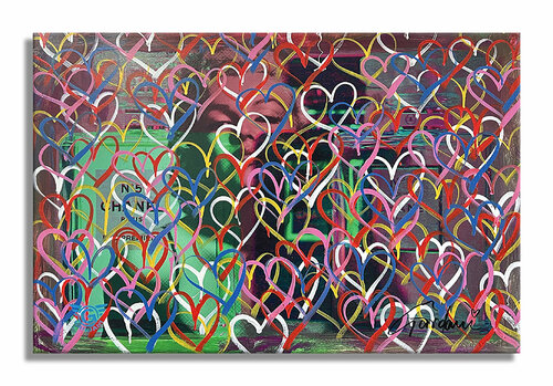 Love Chanel Marilyn 15 – Original Painting on Canvas van Gardani, Schilderij te koop op Singulart
