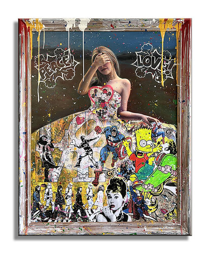 Namaste – Original Painting on Canvas by Gardani, 회화 for Sale on Singulart