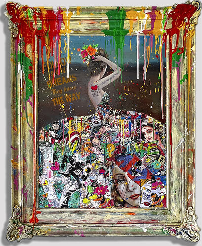 They Know the way – Original Painting on Canvas by Gardani, Painting for Sale on Singulart