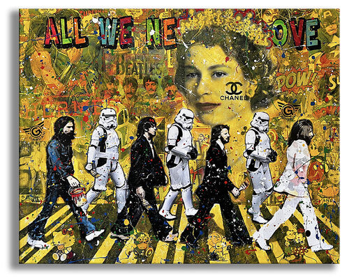 Royalty Beatles  – Original Painting on canvas Gardani