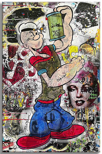Popeye memories – Original Painting on Canvas par Gardani, Peinture en vente sur Singulart