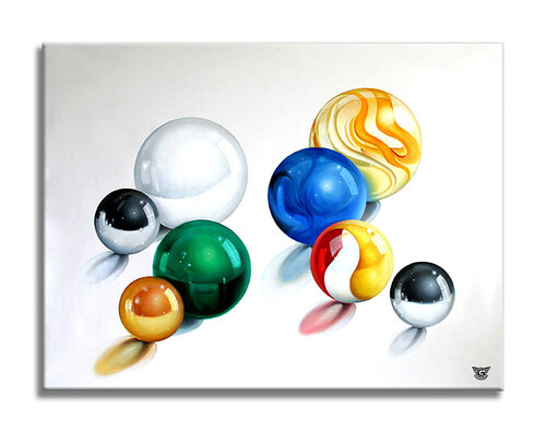 Crystal universe – Original Painting, Oil on Canvas by Gardani, 油畫 for Sale on Singulart