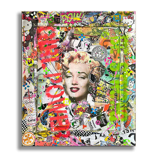 Marilyn Girl Power – Original Painting on Canvas Gardani