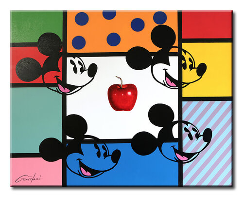 Happy faces - Original Painting on Canvas van Gardani, Schilderij te koop op Singulart