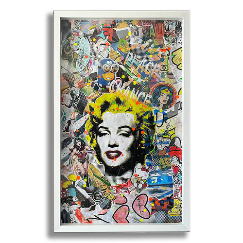 Marilyn Sky – Original Painting on Fine Art Paper by Gardani, 紙面作品 for Sale on Singulart