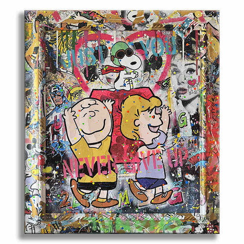 Snoopy Safe Driver – Original Painting on canvas Gardani