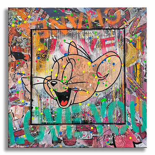 Jerry Easy – Original Painting on canvas von Gardani, Malerei kaufen auf Singulart