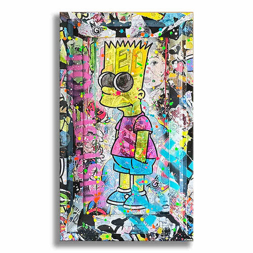 Just be You Bart   – Original Painting on canvas di Gardani, Pittura in vendita su Singulart