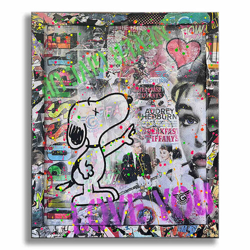 Snoopy  Sweetest – Original Painting on canvas Gardani