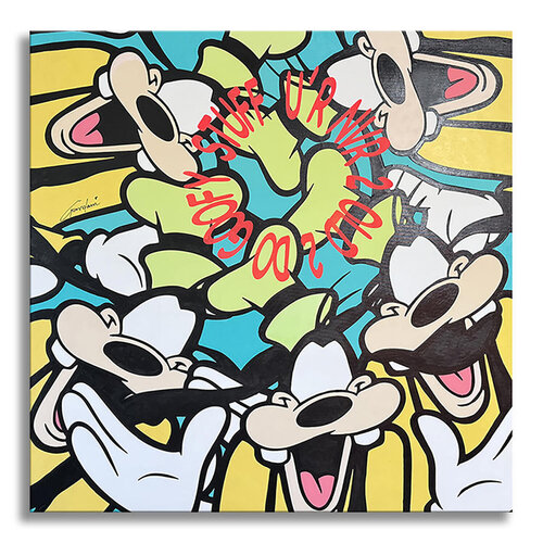 Goofy Stuff - Original Painting on Canvas di Gardani, Pittura in vendita su Singulart