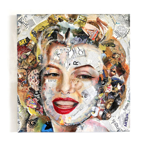 Marilyn New York - Original Painting on Canvas Gardani
