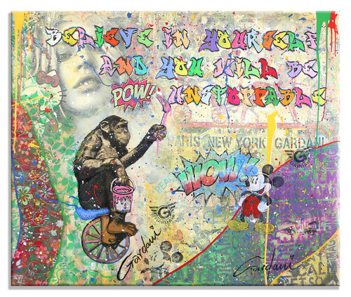 unstoppable - Original Painting on Canvas von Gardani, Malerei kaufen auf Singulart