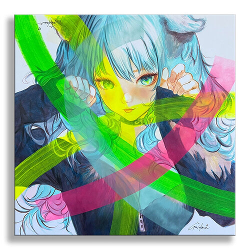 Last Forever - Original Painting on Canvas van Gardani, Schilderij te koop op Singulart