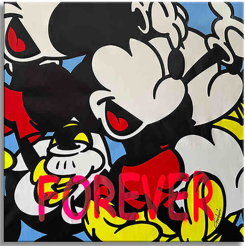 Mickey Forever - Paper - Giclee print Limited Edition di Gardani, Stampa in vendita su Singulart