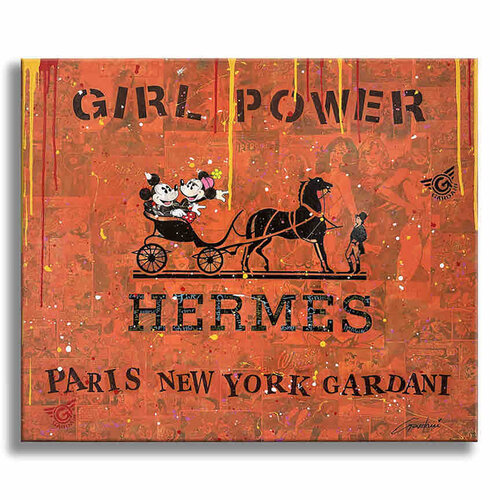 Hermes Girl Power -  Paper - Giclee print Limited Edition by Gardani, Print for Sale on Singulart