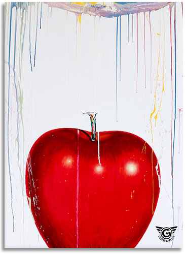 Red Apple - Paper - Giclee print Limited Edition van Gardani, Afdruk te koop op Singulart