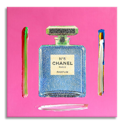 Chanel Fun - Canvas - Giclee Print Limited Edition van Gardani, Afdruk te koop op Singulart