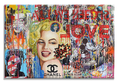 Marilyn Love -  Paper - Giclee print Limited Edition by Gardani, 인쇄 for Sale on Singulart