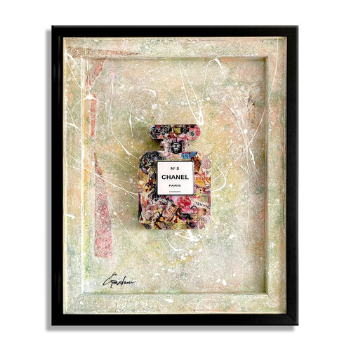 Chanel N5 Marilyn- Canvas - Giclee Print Limited Edition par Gardani, Édition en vente sur Singulart