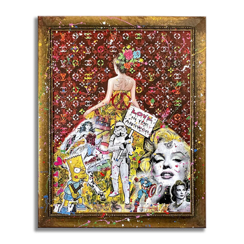 Easy to Love -  Original Painting on Canvas par Gardani, Peinture en vente sur Singulart