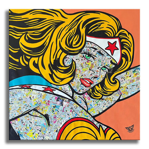 Wonder Woman Force – Original Painting on canvas Gardani