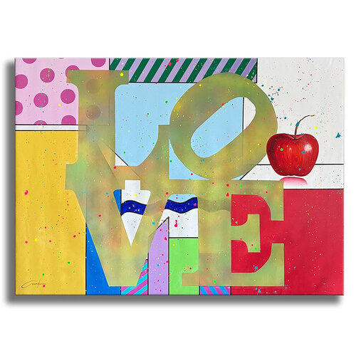 A Metropolis of the Love - Original Painting on Canvas Gardani