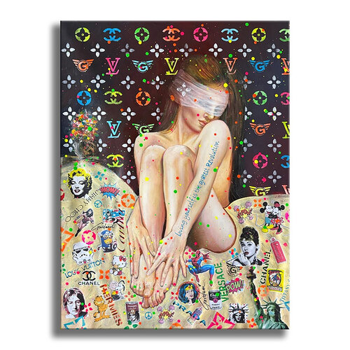 Loving Garden – Original Painting on Canvas von Gardani, Malerei kaufen auf Singulart