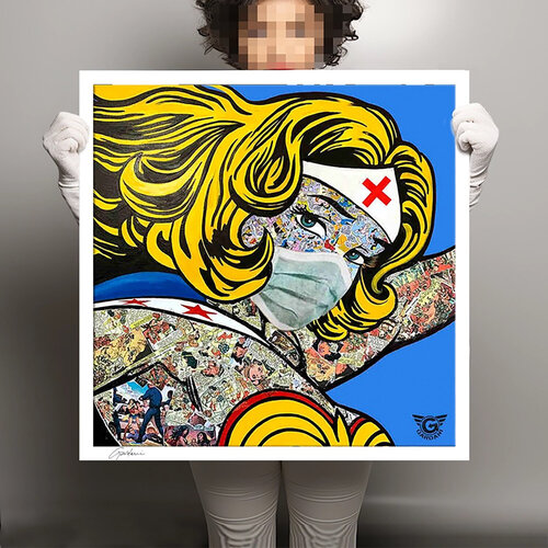 Nurse Power -  Paper - Giclee print Limited Edition by Gardani, 인쇄 for Sale on Singulart