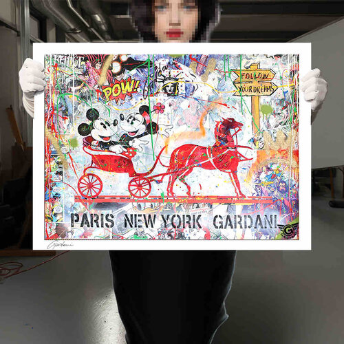 Follow your Dreams -  Paper - Giclee print Limited Edition von Gardani, Druck kaufen auf Singulart