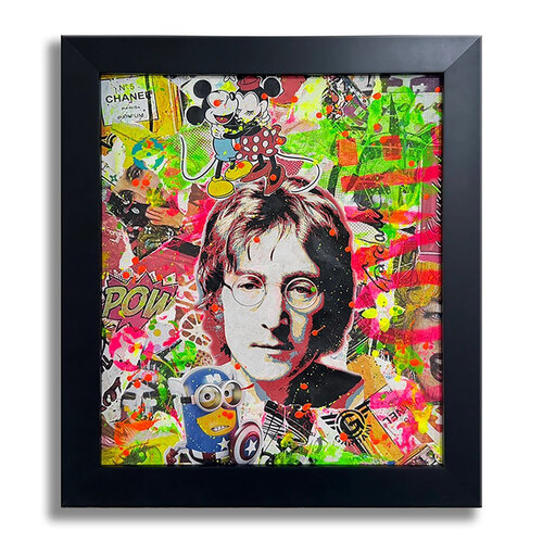 John Lennon Peace – Original Painting on canvas Gardani