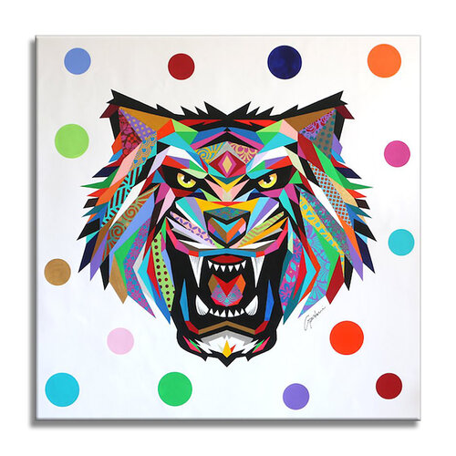 Tiger Brazil - Paper - Giclee print Limited Edition de Gardani, Impresión a la venta en Singulart