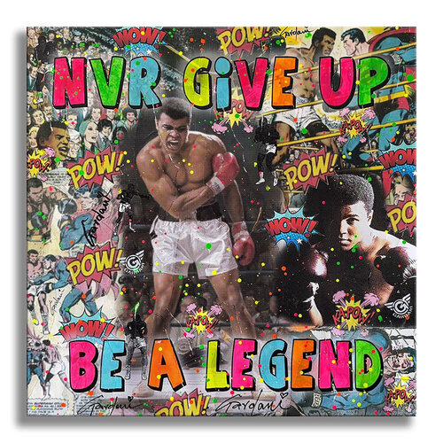 Ali the legend – Original Painting on canvas de Gardani, Pintura a la venta en Singulart