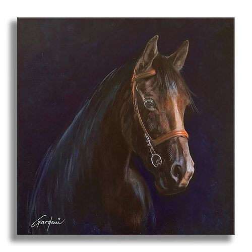 Motion Horse – Original Painting on Canvas by Gardani, 油畫 for Sale on Singulart