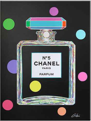 Chanel Love Dots - Original Painting on Canvas by Gardani, Painting for Sale on Singulart