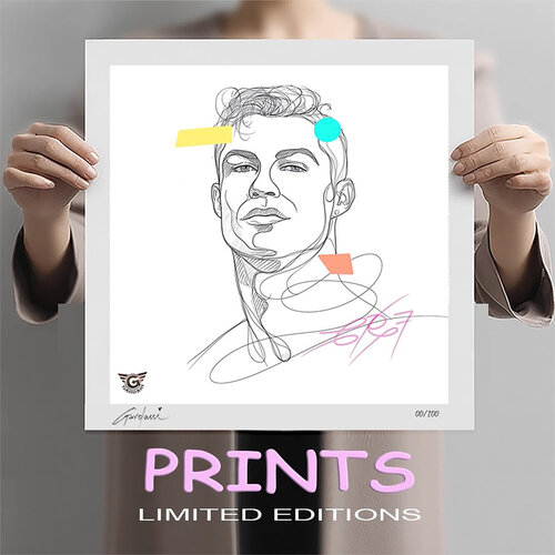 CR7 - Canvas - Giclee Print Limited Edition by Gardani, 版画 for Sale on Singulart