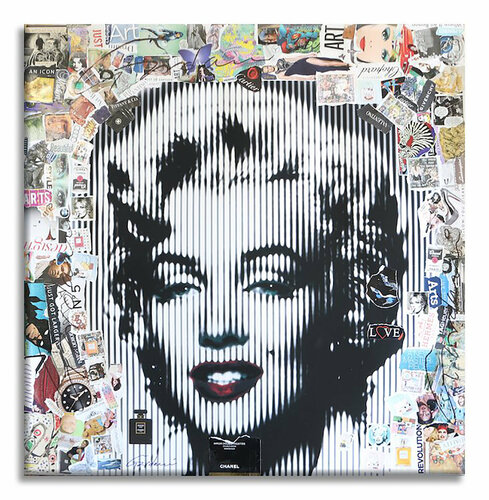 Marilyn  Legend - Original Painting on Fine Art Paper (300 gsm) by Gardani, Work on Paper for Sale on Singulart