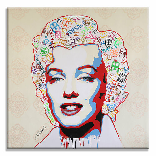 Marilyn Paradise - Original Painting on Canvas Gardani
