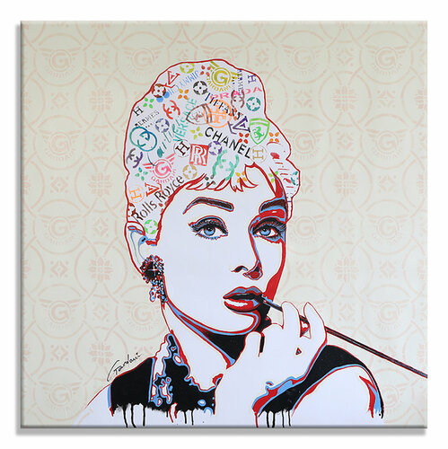 Audrey Diamond - Original Painting on Canvas de Gardani, Pintura a la venta en Singulart