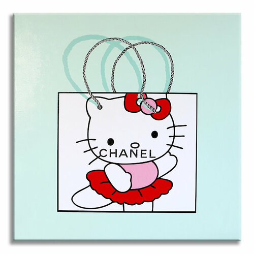 Hello Kitty - Original painting on canvas by Gardani, Painting for Sale on Singulart