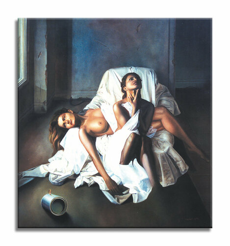Here or there - Original Painting on Canvas Gardani