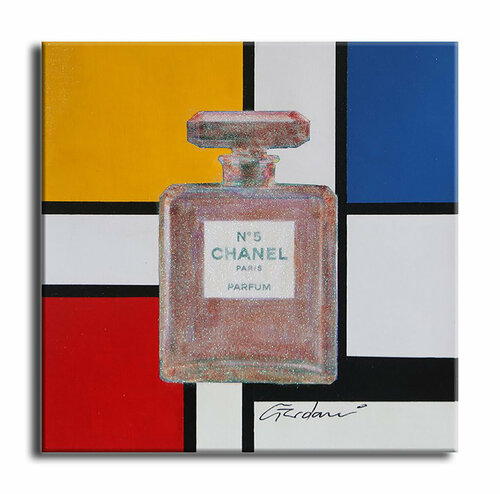 Chanel N5 Sensitive Side - Original Painting on Canvas Gardani