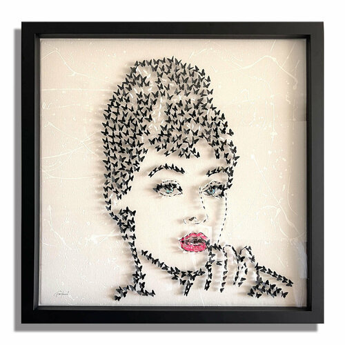 Audrey butterfly  – Unique Wall Sculpture di Gardani, Scultura in vendita su Singulart