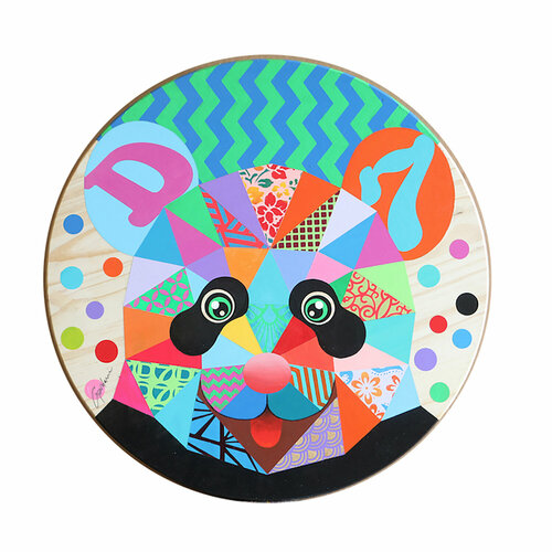 Dream Panda – Original Painting on wood Gardani