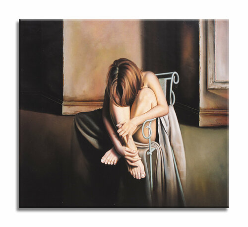 Tempting the Love - Original Painting on Canvas Gardani
