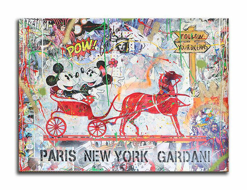 Follow your dreams - Original Painting on Canvas Gardani