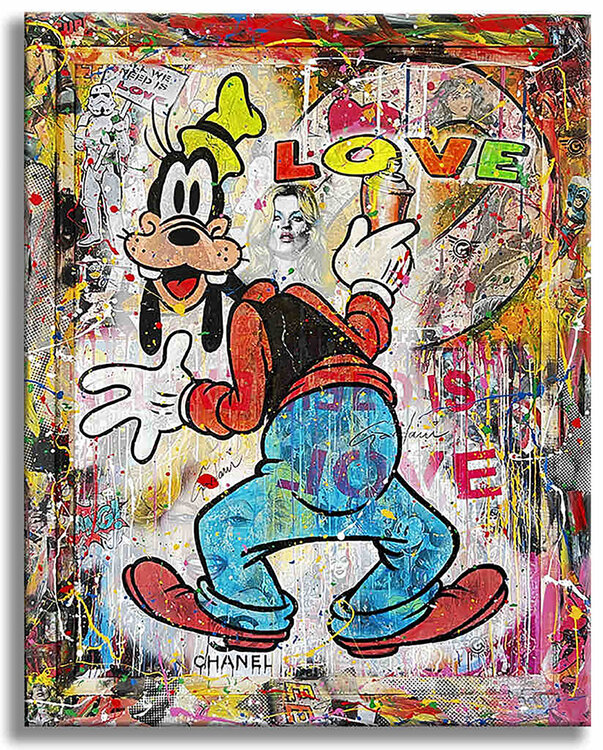 Goofy Love – Original Painting on Canvas Gardani
